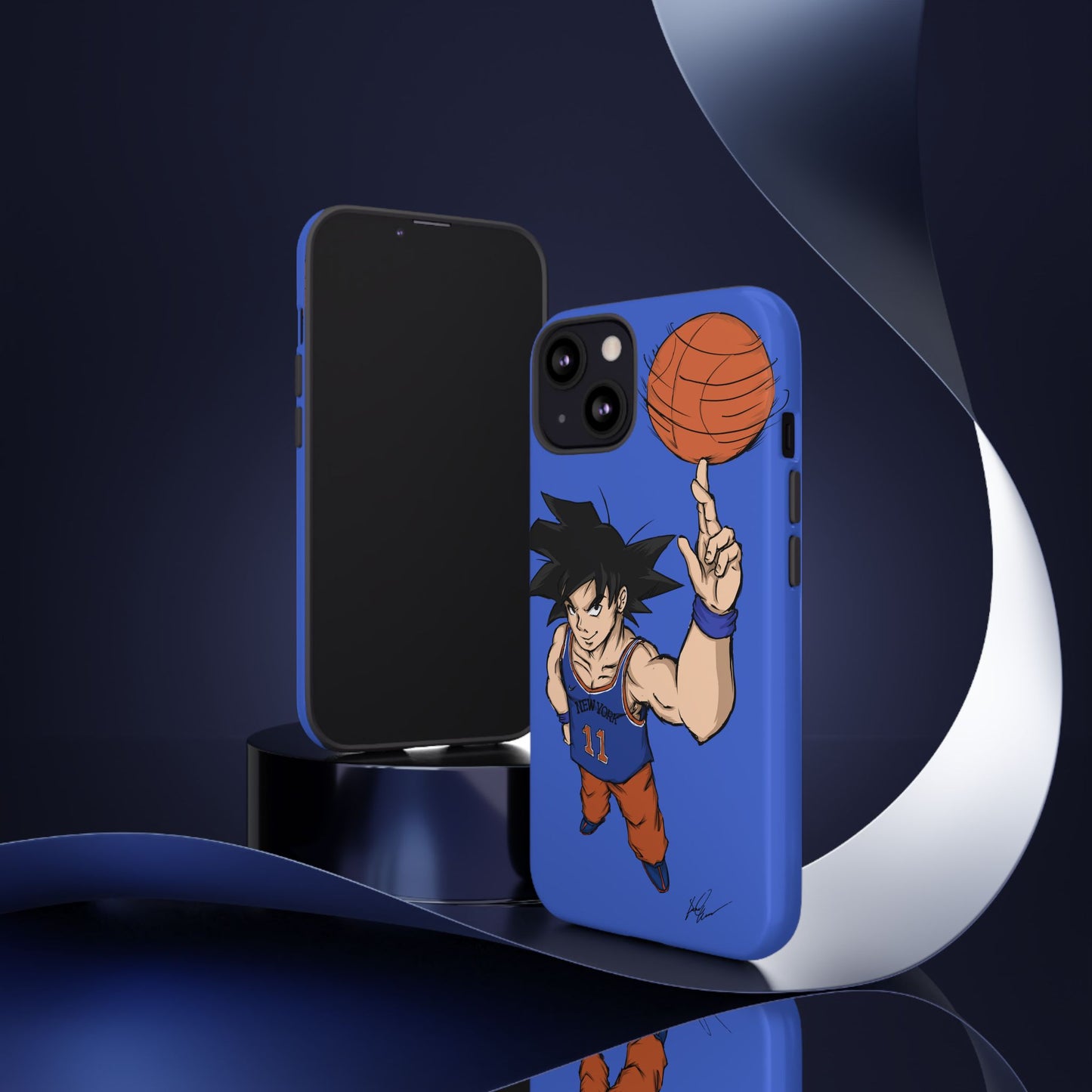 Phone Case — Knicks Goku Spinning Ball