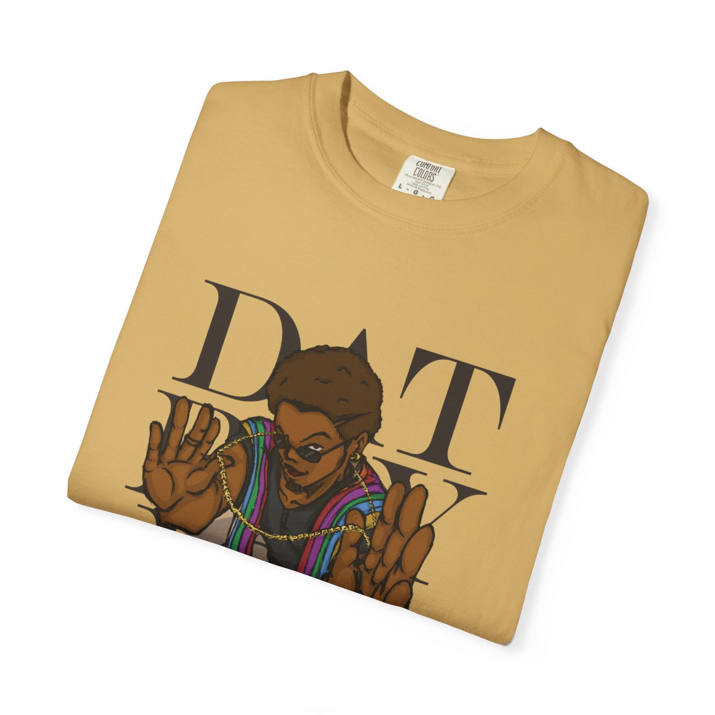 Unisex Garment-Dyed T-Shirt with 'DAT BOY JOE' Graphic - Bold Streetwear Style