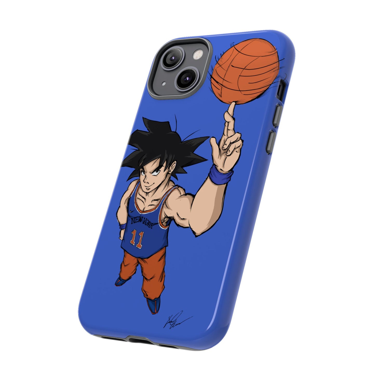 Phone Case — Knicks Goku Spinning Ball