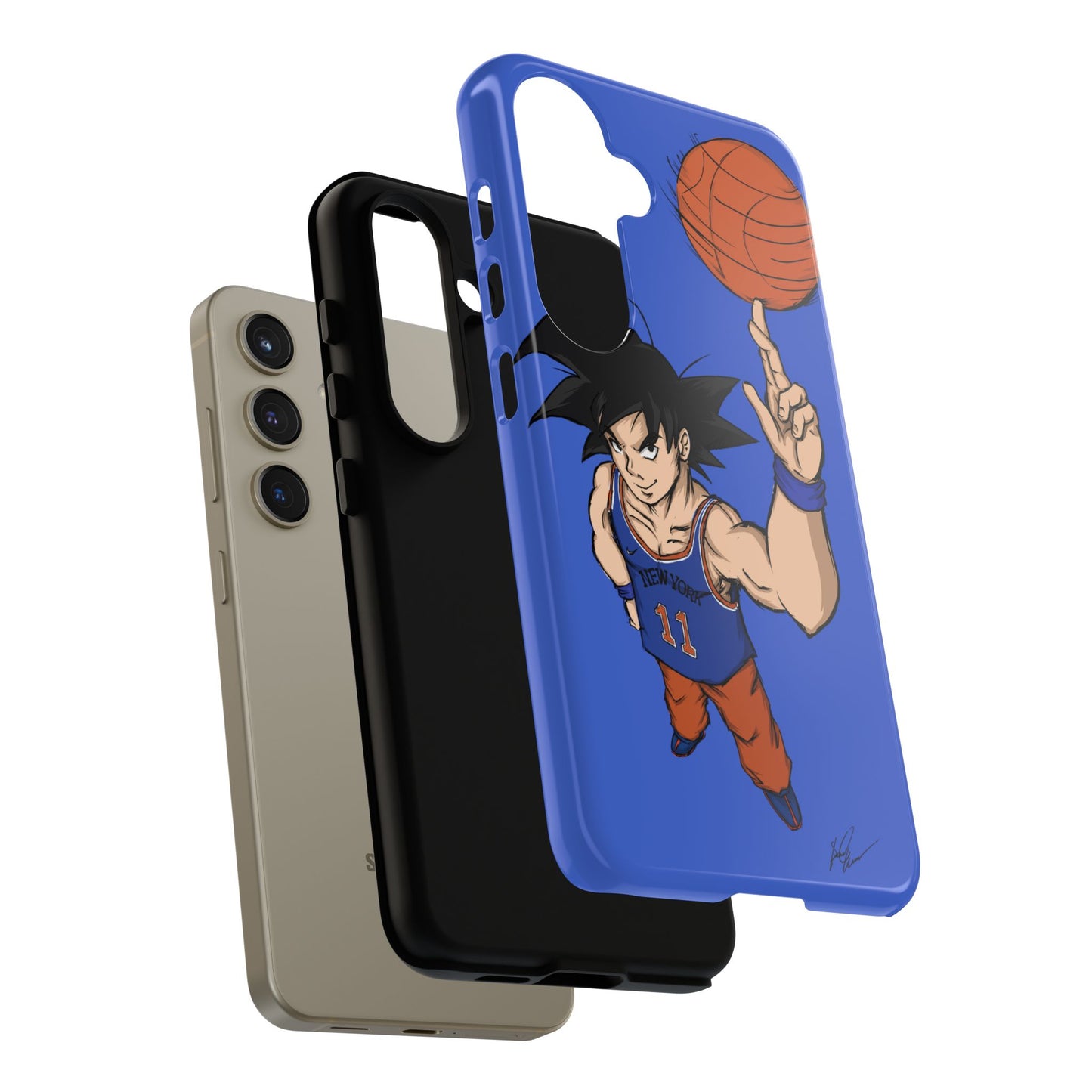 Phone Case — Knicks Goku Spinning Ball