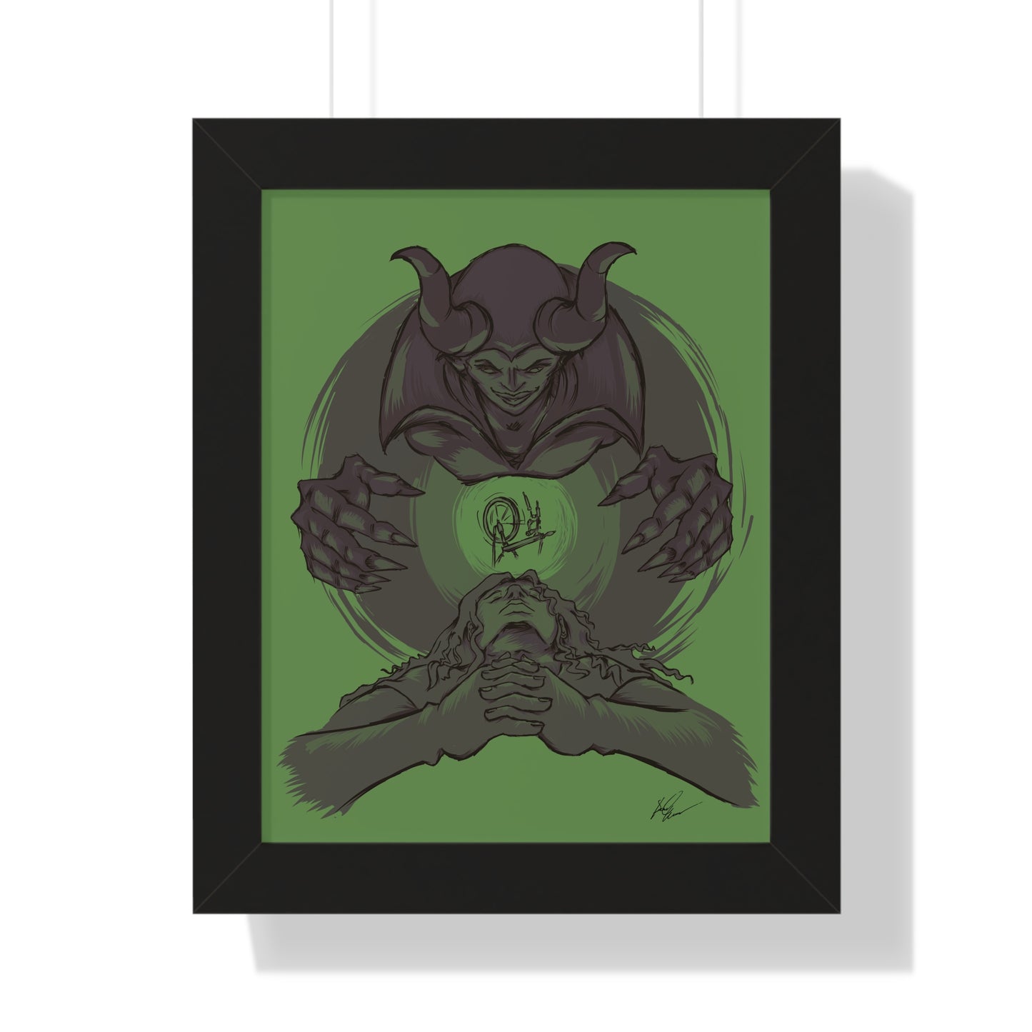 "Sleeping Beauty" Redesign- Framed Vertical Poster