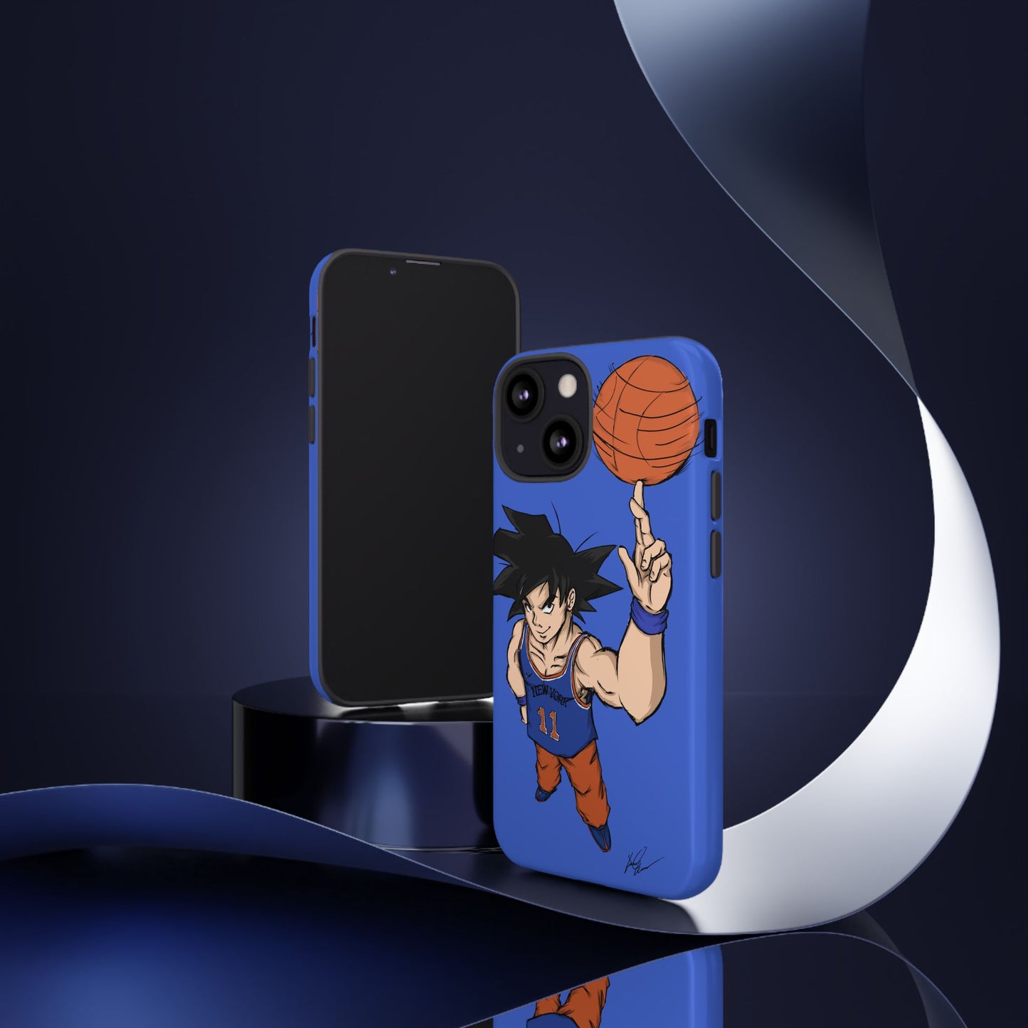 Phone Case — Knicks Goku Spinning Ball