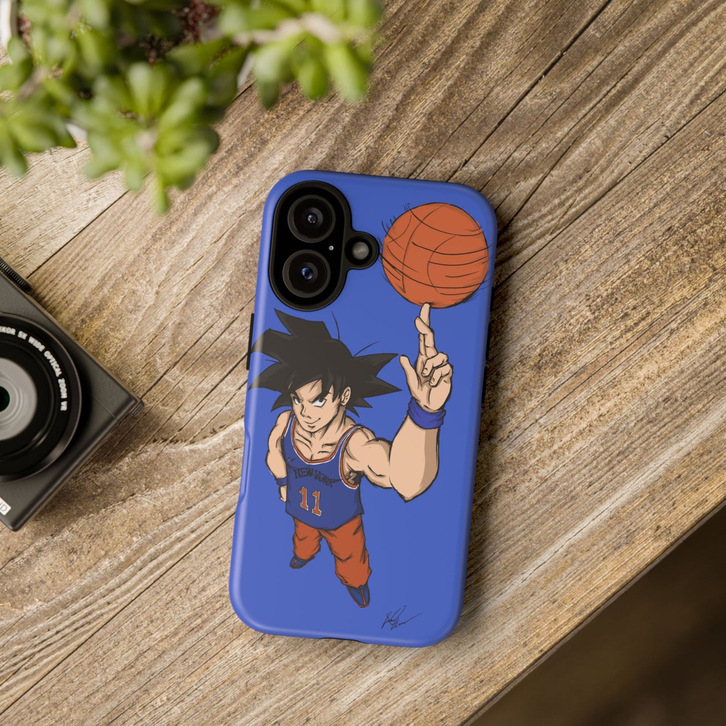 Phone Case — Knicks Goku Spinning Ball