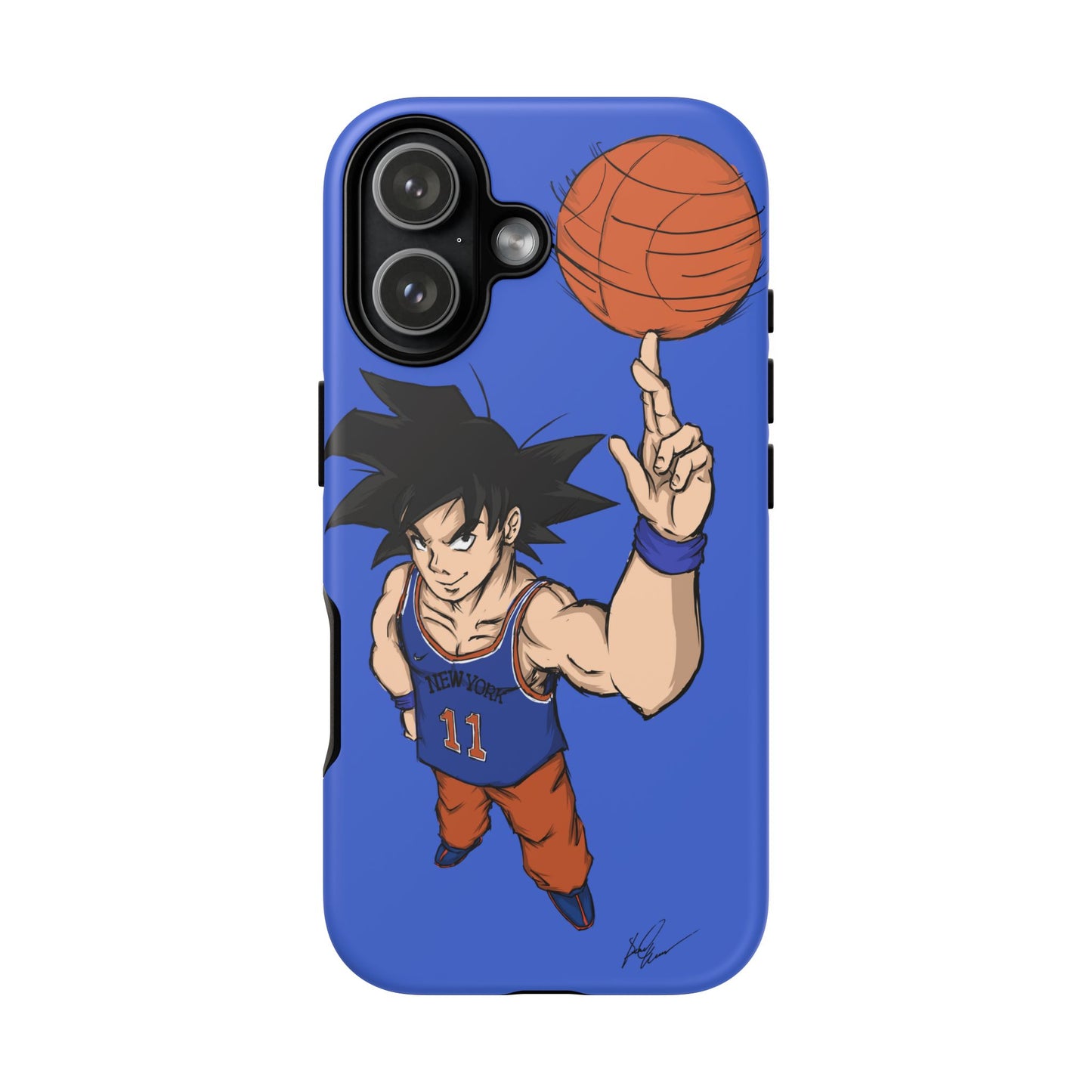 Phone Case — Knicks Goku Spinning Ball