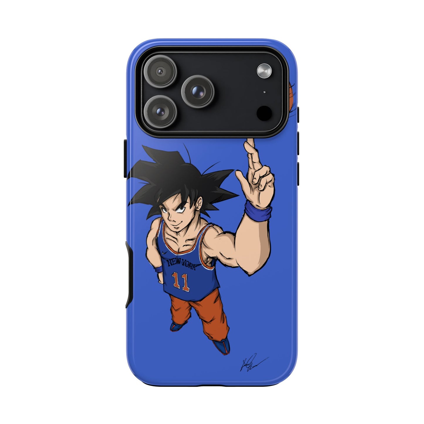 Phone Case — Knicks Goku Spinning Ball