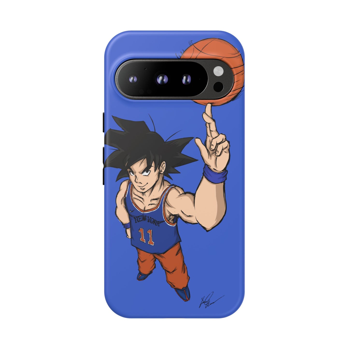 Phone Case — Knicks Goku Spinning Ball