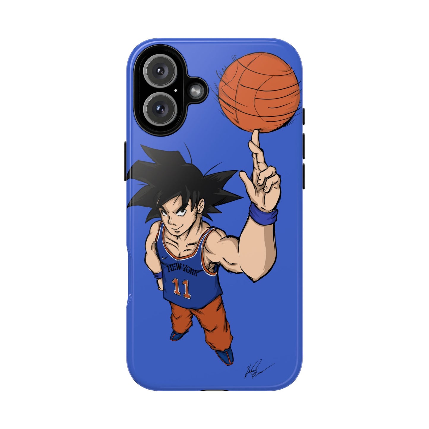 Phone Case — Knicks Goku Spinning Ball