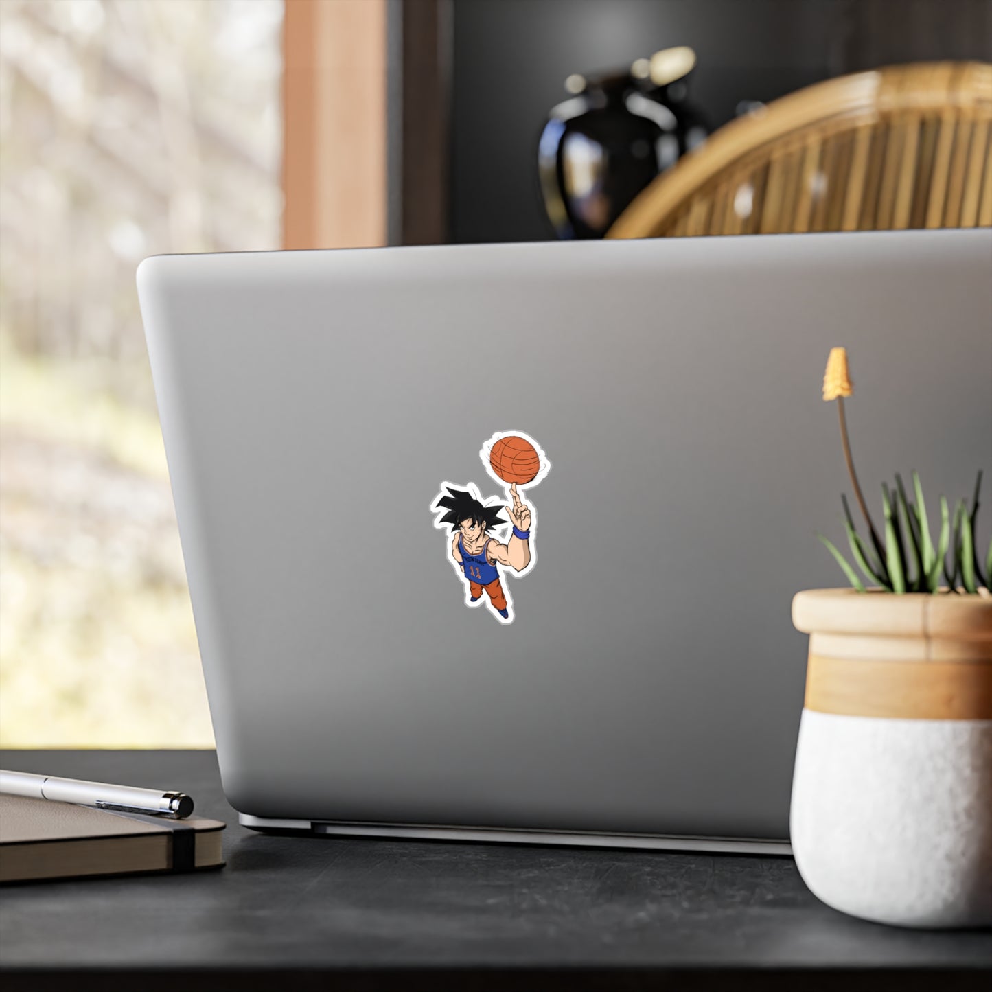 Knicks Goku Character Kiss-Cut Vinyl Sticker