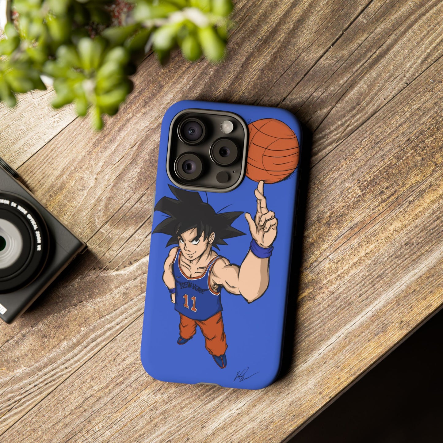 Phone Case — Knicks Goku Spinning Ball
