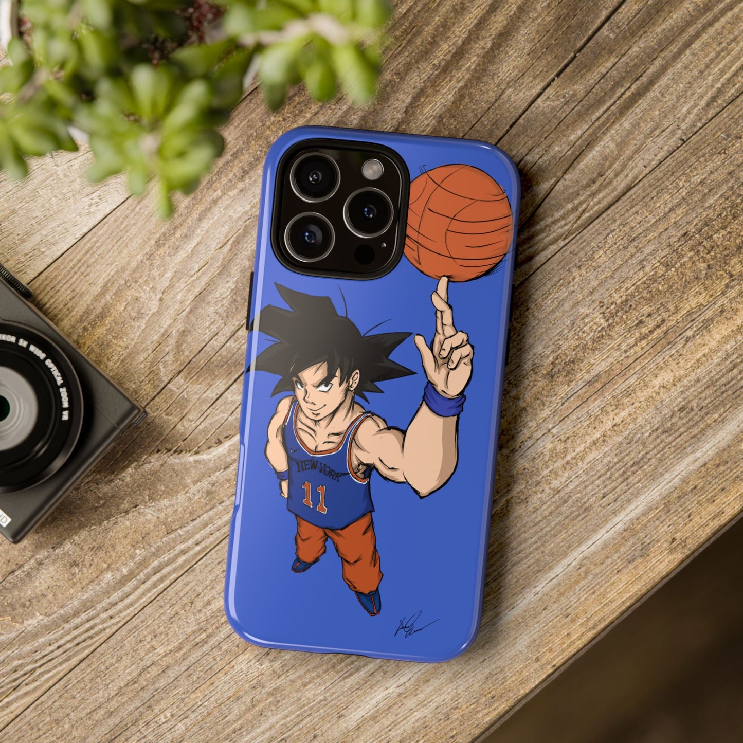Phone Case — Knicks Goku Spinning Ball