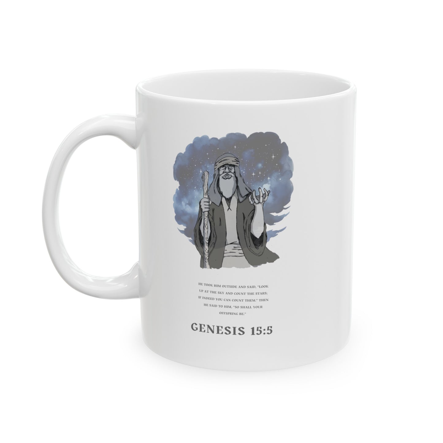 Abraham's Blessing Ceramic Mug, (11oz, 15oz)