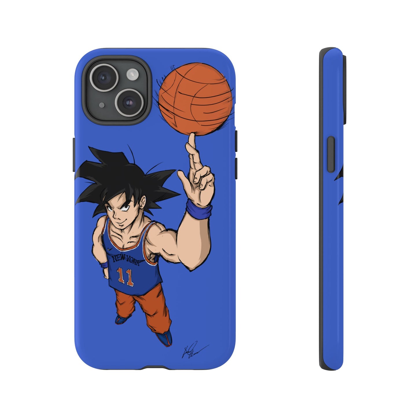 Phone Case — Knicks Goku Spinning Ball
