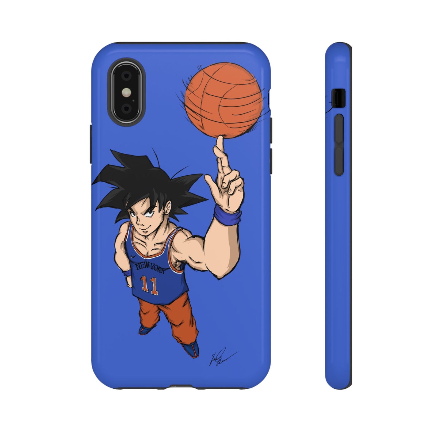 Phone Case — Knicks Goku Spinning Ball