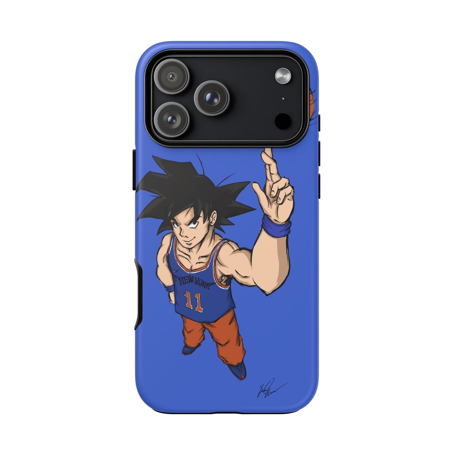 Phone Case — Knicks Goku Spinning Ball