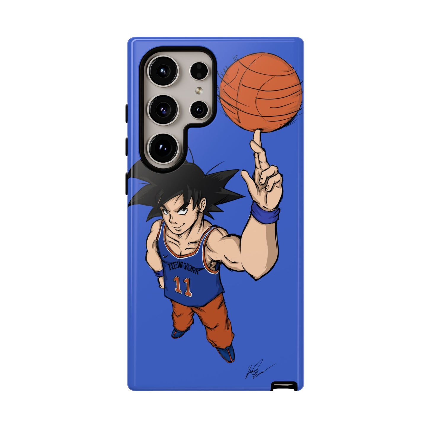 Phone Case — Knicks Goku Spinning Ball
