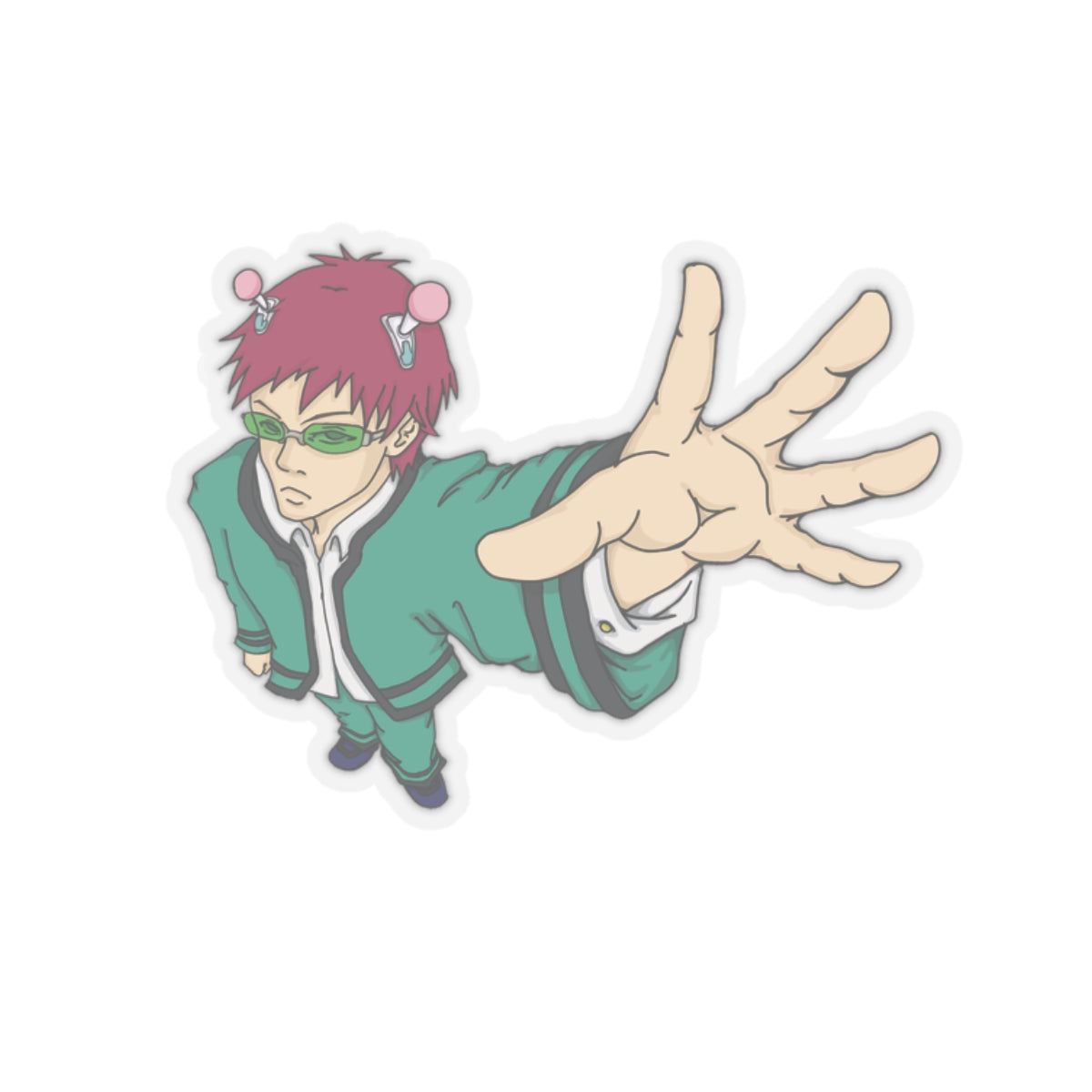 "The Disastrous Life of Saiki K" Kiss-Cut Stickers