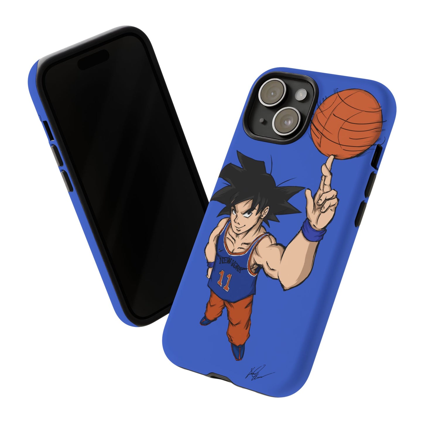 Phone Case — Knicks Goku Spinning Ball