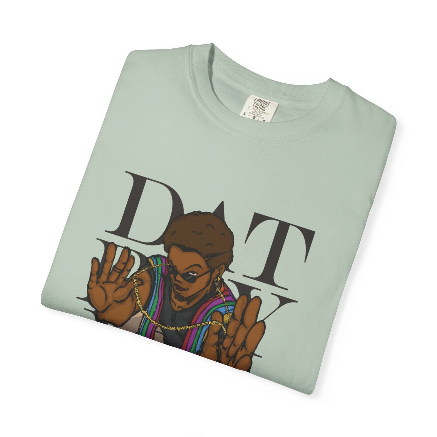 Unisex Garment-Dyed T-Shirt with 'DAT BOY JOE' Graphic - Bold Streetwear Style