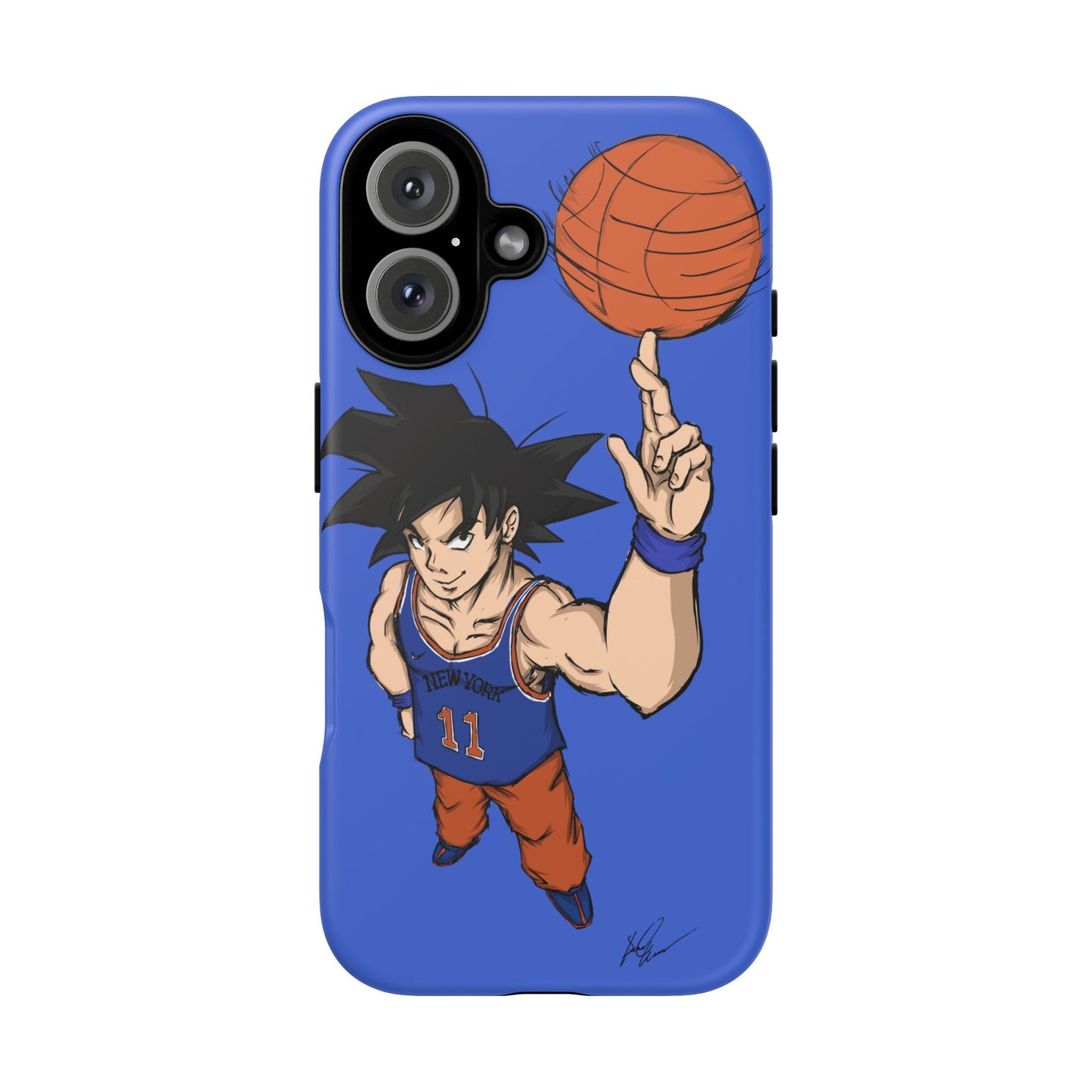 Phone Case — Knicks Goku Spinning Ball