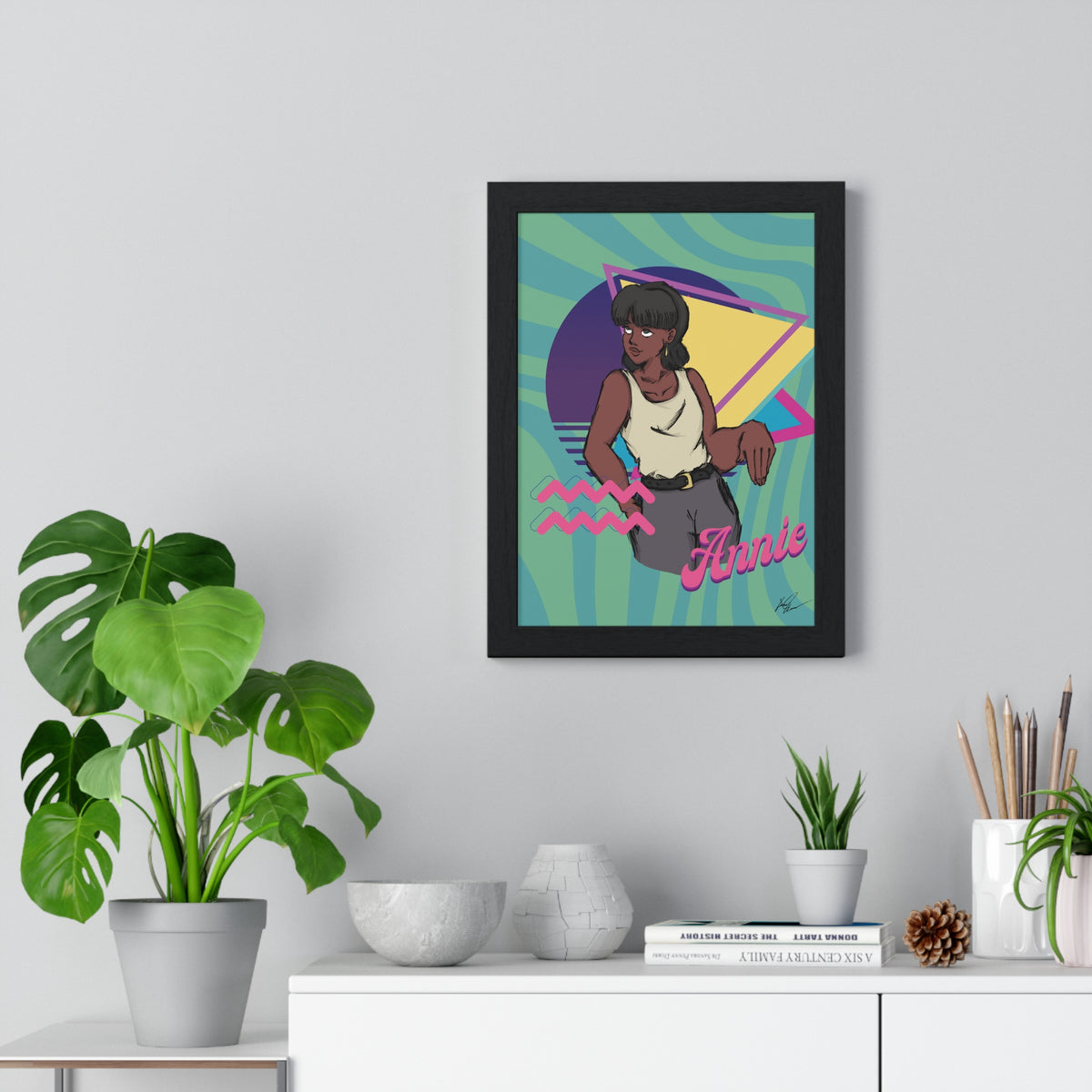 "Annie" Vertical Framed Poster