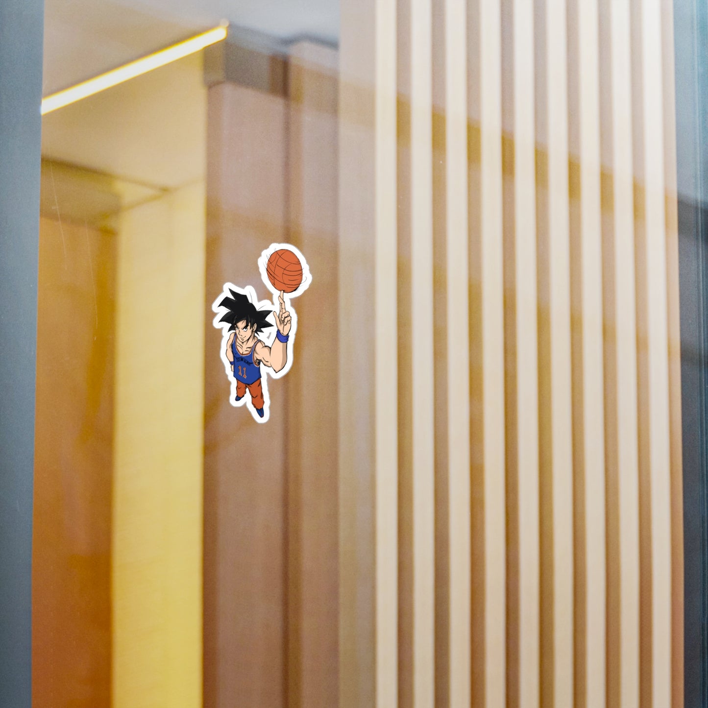 Knicks Goku Character Kiss-Cut Vinyl Sticker