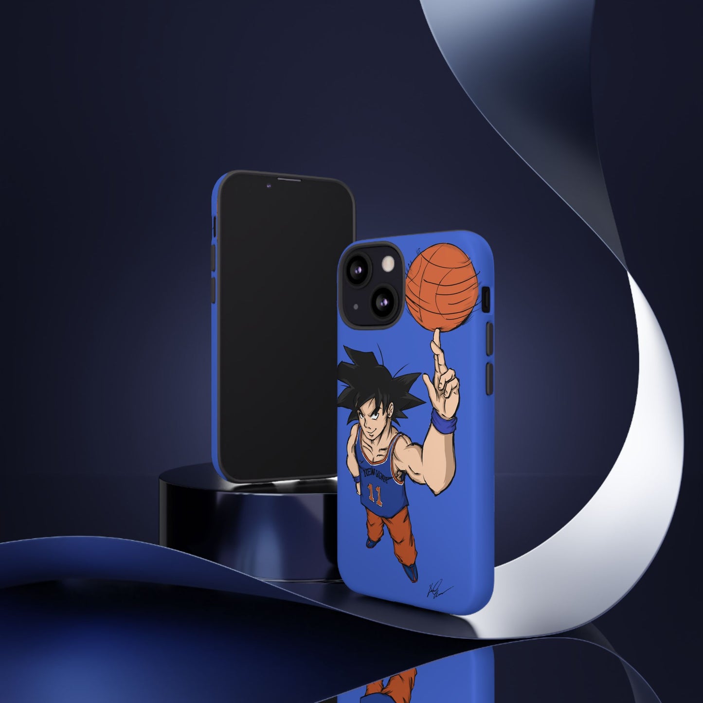 Phone Case — Knicks Goku Spinning Ball