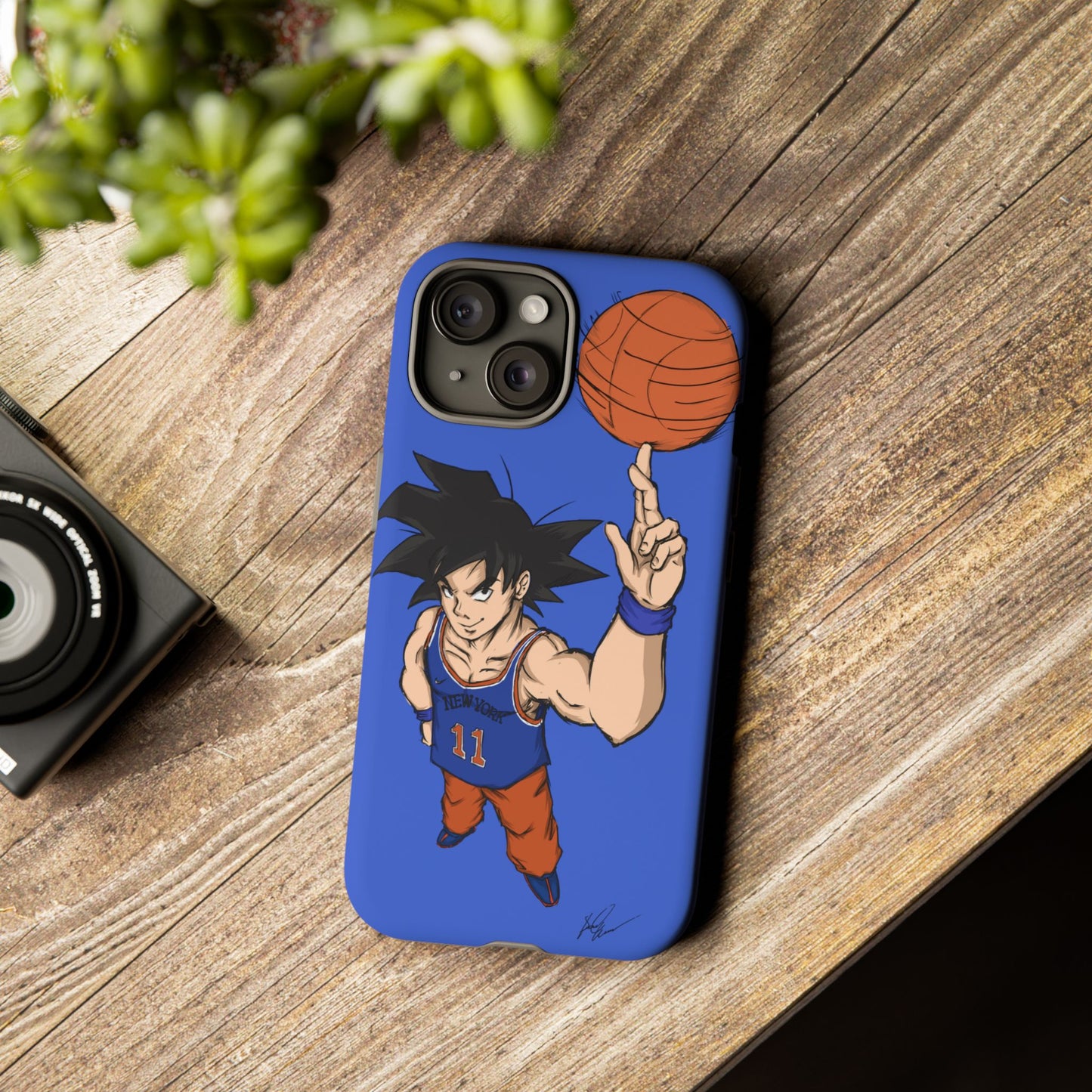 Phone Case — Knicks Goku Spinning Ball