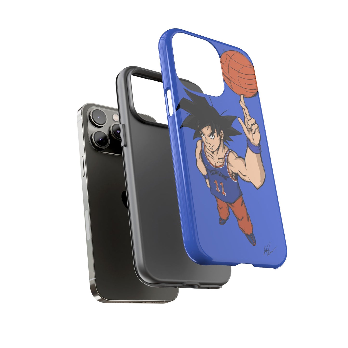 Phone Case — Knicks Goku Spinning Ball