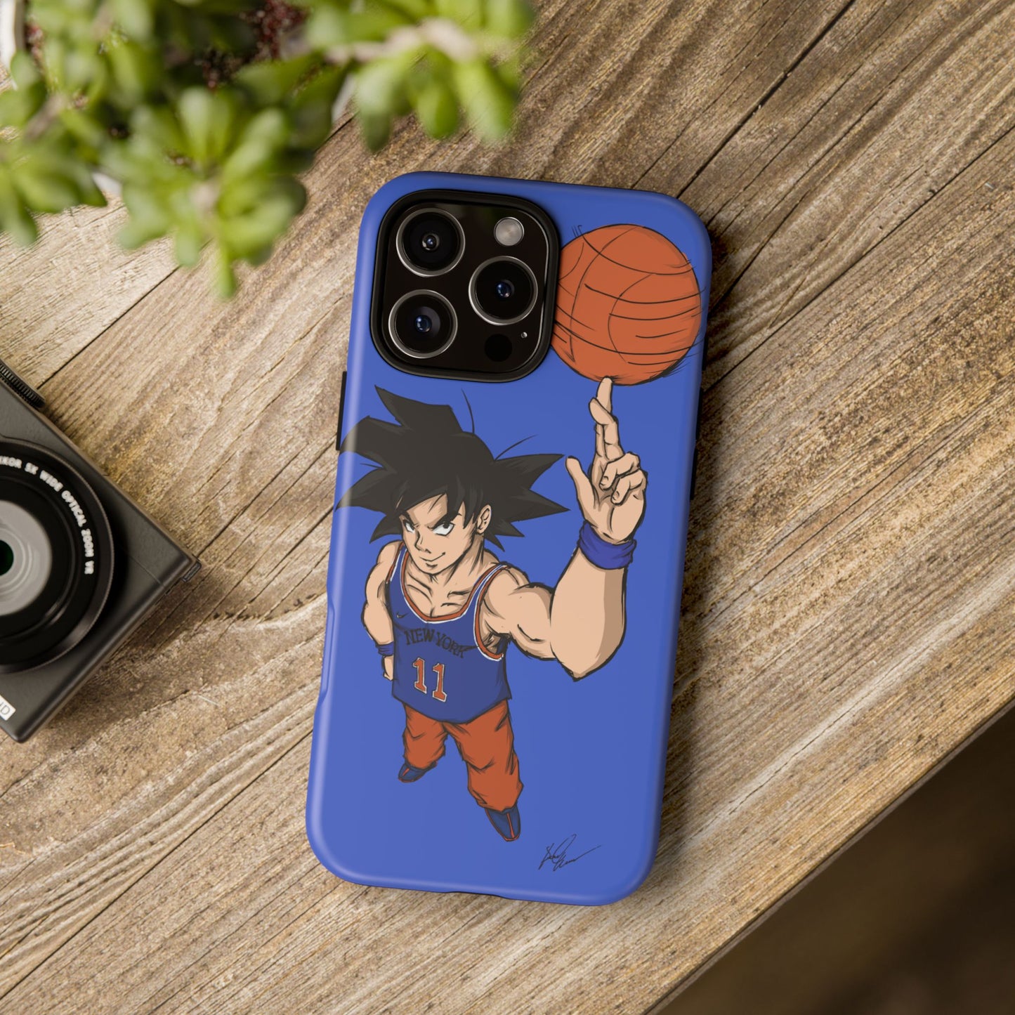 Phone Case — Knicks Goku Spinning Ball