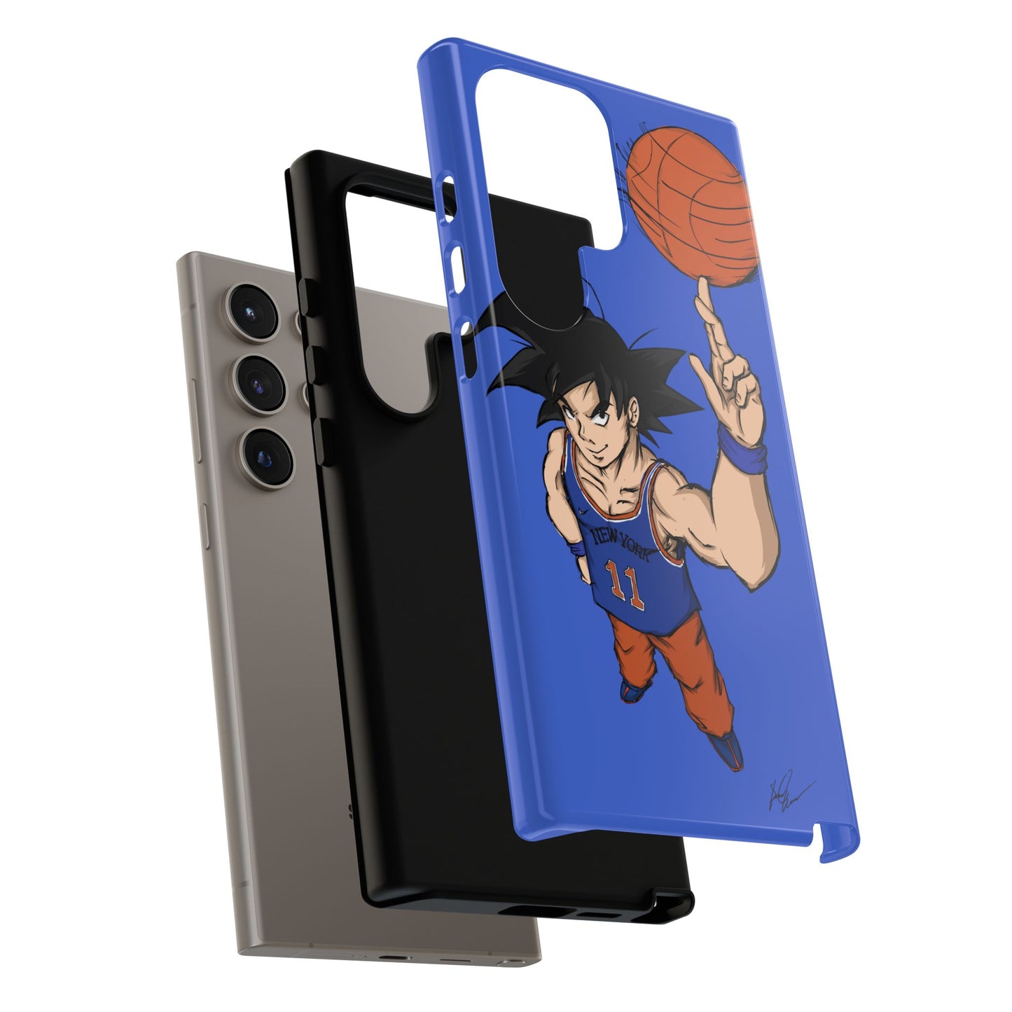 Phone Case — Knicks Goku Spinning Ball