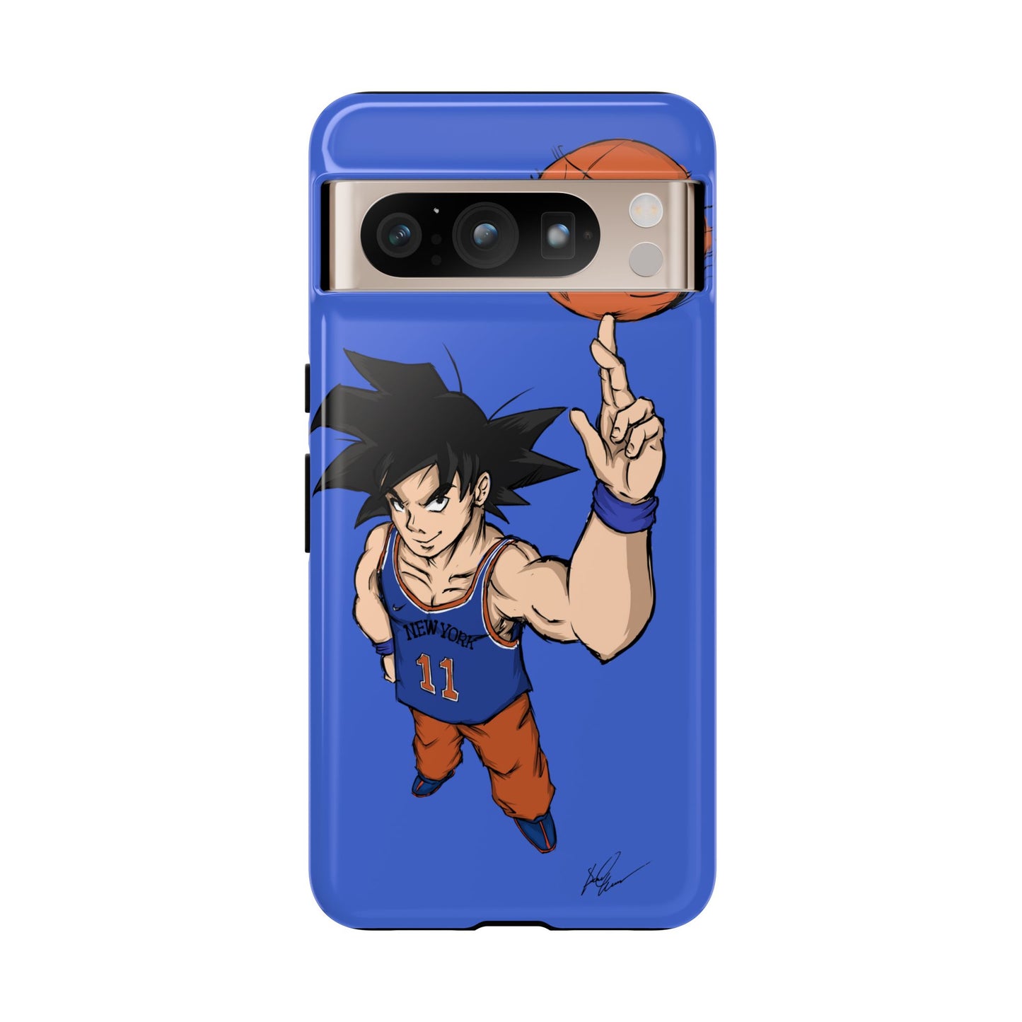 Phone Case — Knicks Goku Spinning Ball