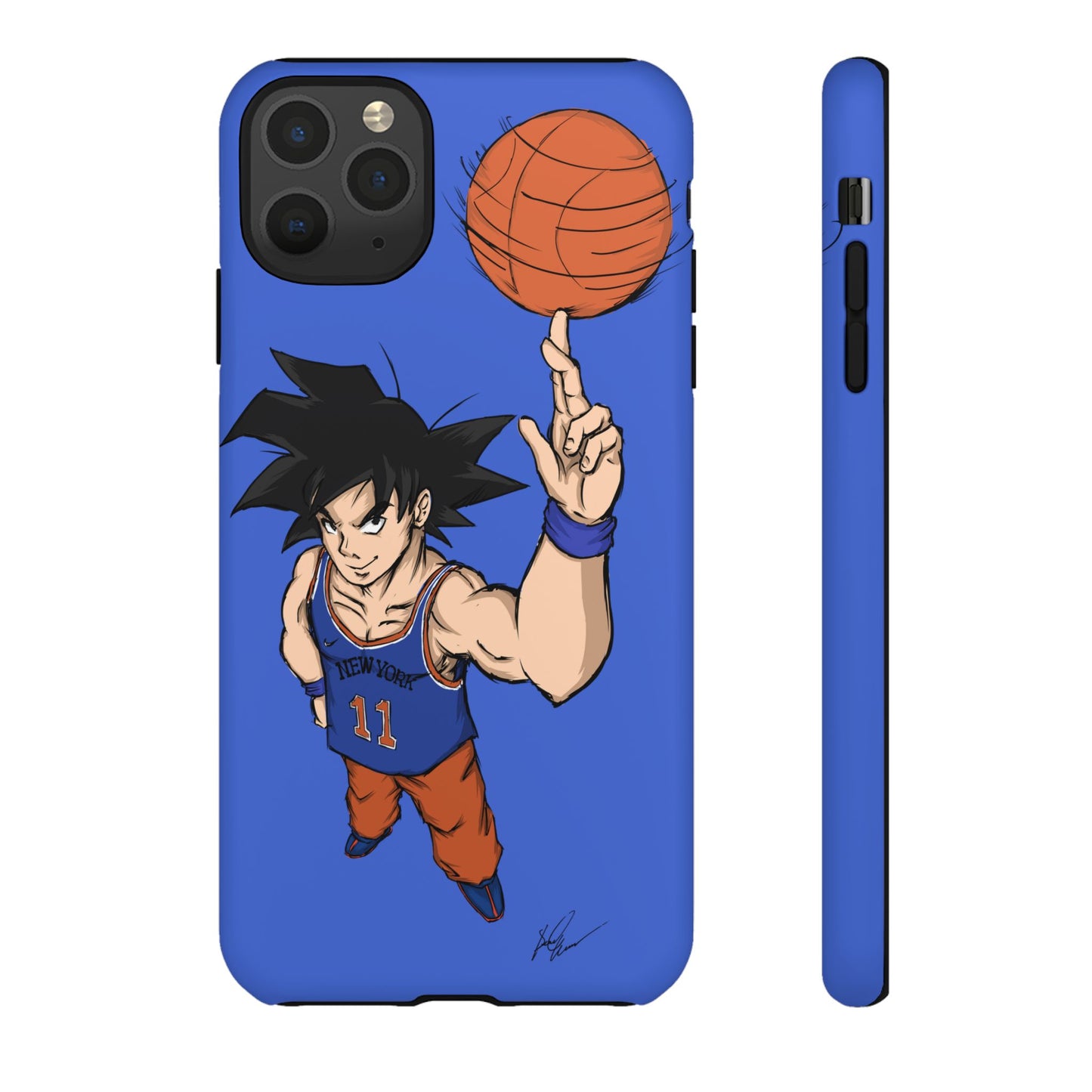 Phone Case — Knicks Goku Spinning Ball
