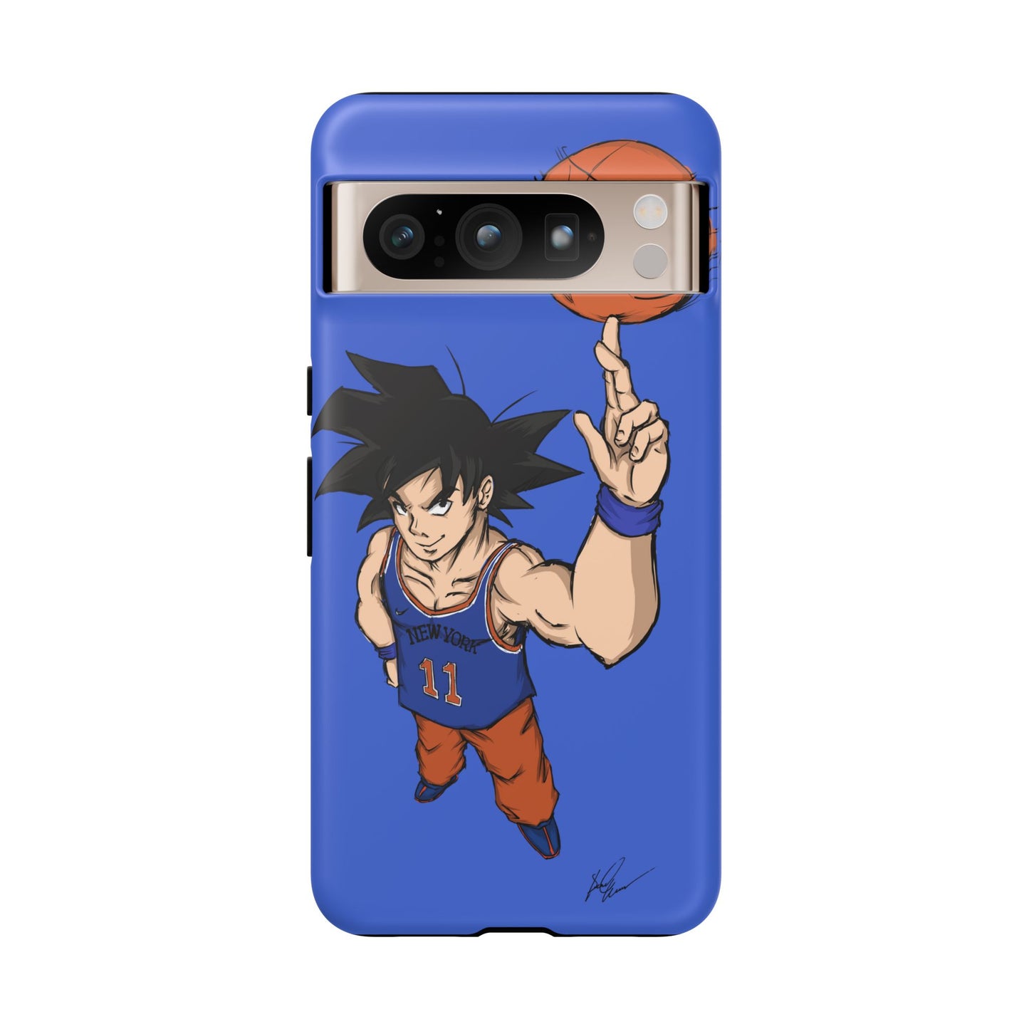 Phone Case — Knicks Goku Spinning Ball