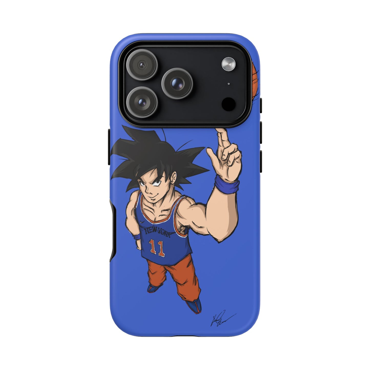 Phone Case — Knicks Goku Spinning Ball