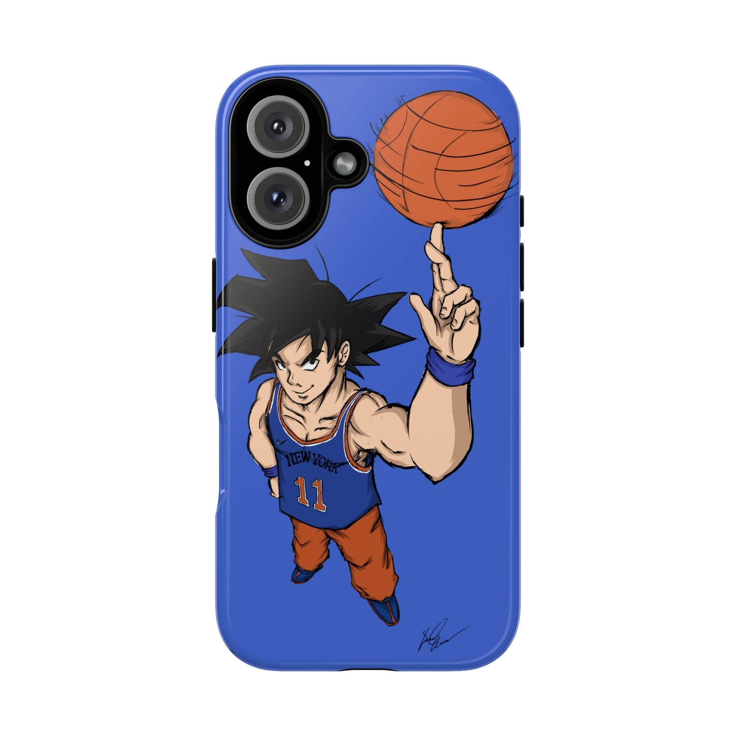 Phone Case — Knicks Goku Spinning Ball