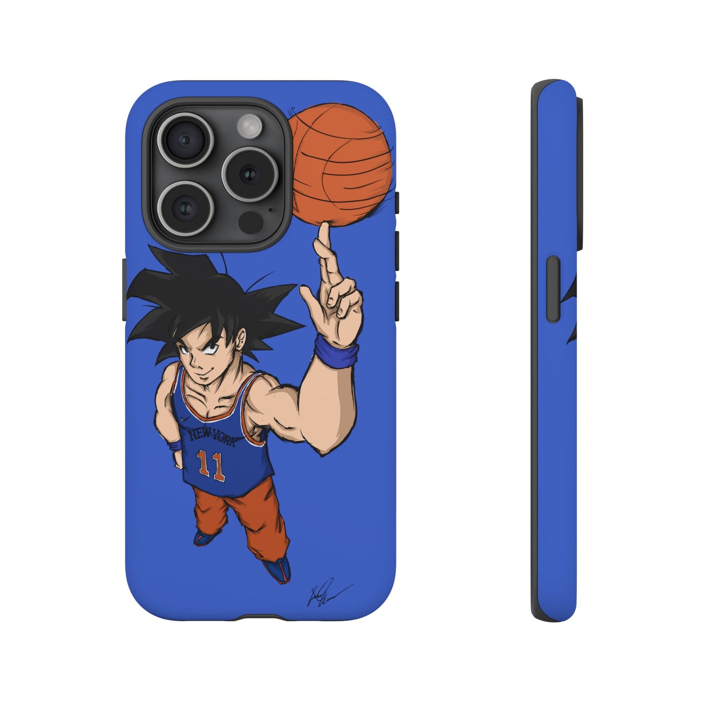Phone Case — Knicks Goku Spinning Ball